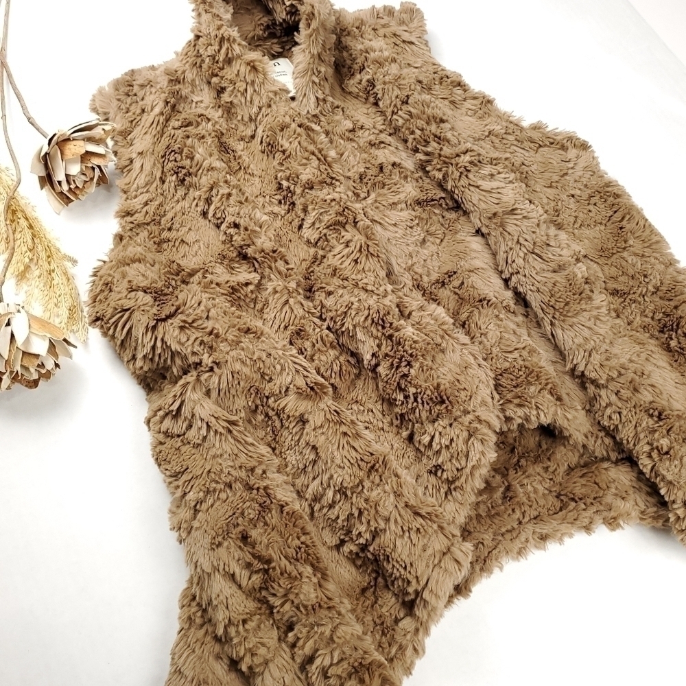 New Dylan Tan Brown plush Poly Fleece sz Xs - Picture 9 of 10